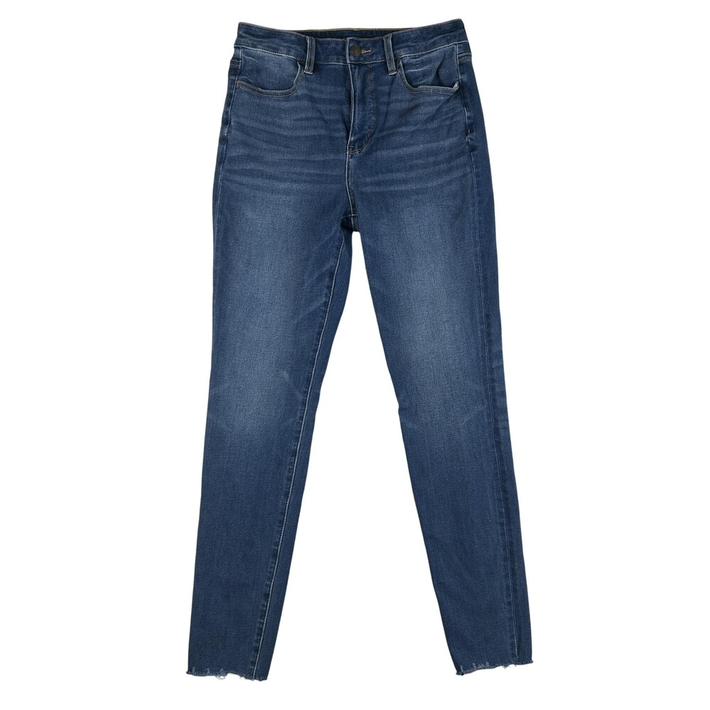 American Eagle Outfitters Jeans Womens 8 Super Hi-Rise Jegging Raw Hem 28x28